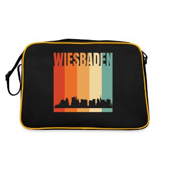 La ligne d’horizon de Wiesbaden - Sac Retro - noir/or - Dos