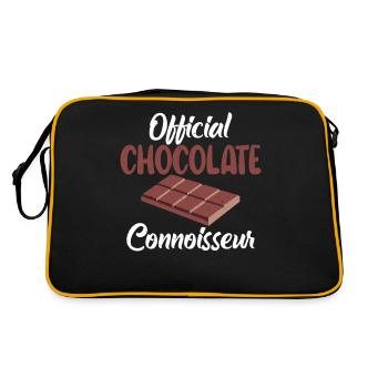 Cadeaux pour amateurs de chocolat - Sac Retro - noir/or - Dos