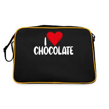 Cadeaux pour amateurs de chocolat - Sac Retro - noir/or - Dos
