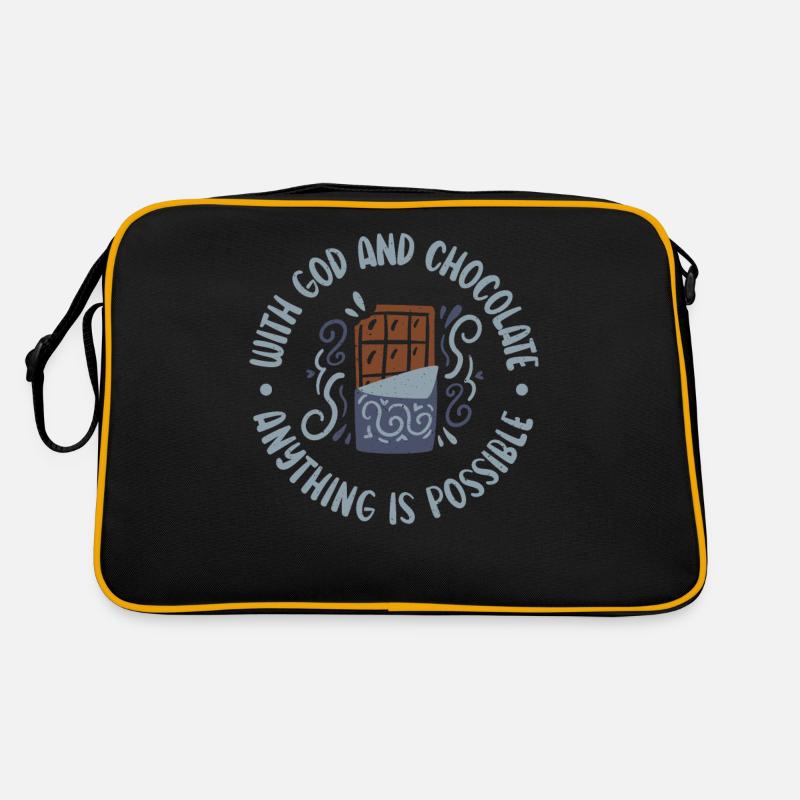 Cadeaux pour amateurs de chocolat Sac Retro