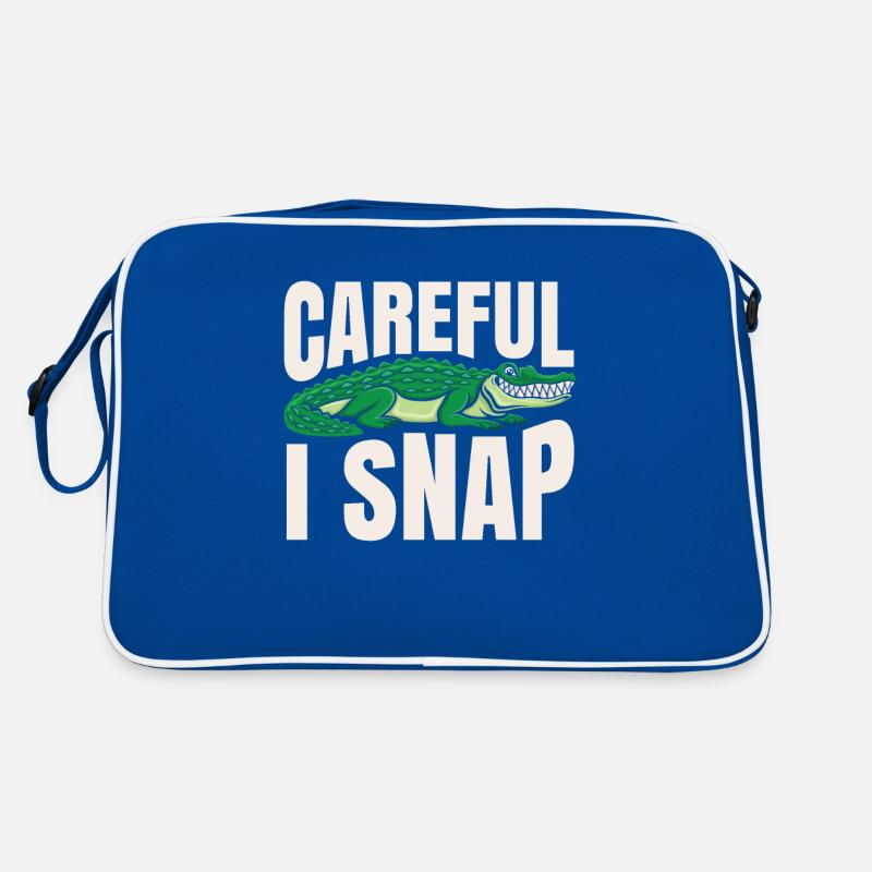 Beware of snapping for alligator fan Retro Bag