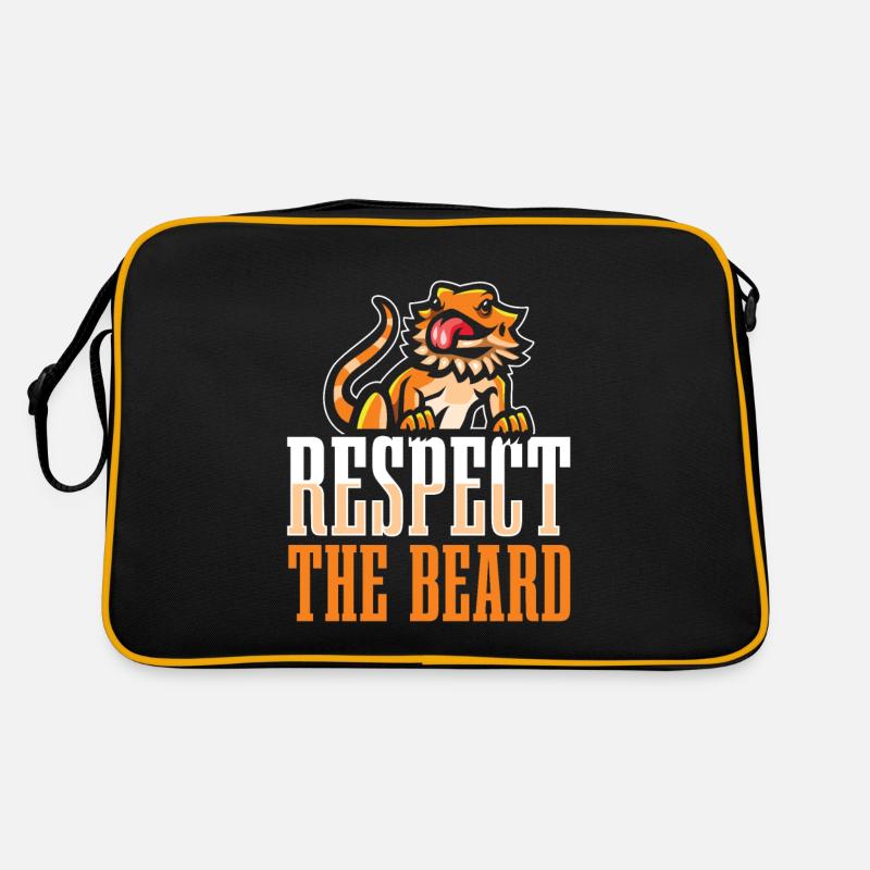 Respect the beard for all Lizard fans Retro Bag