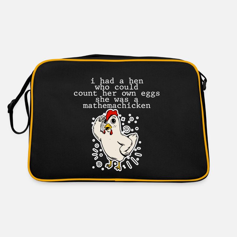 J’avais une poule, c’était une mathemachicken 4 Sac Retro