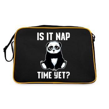Is It Nap Time Yet 4 - Retro Bag - black/gold - Back