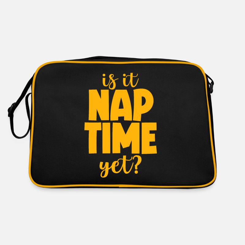 Is It Nap Time Yet 2 Retro Bag