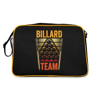 Billiard Team Pool Billiard Players - Retro Bag - black/gold - Back
