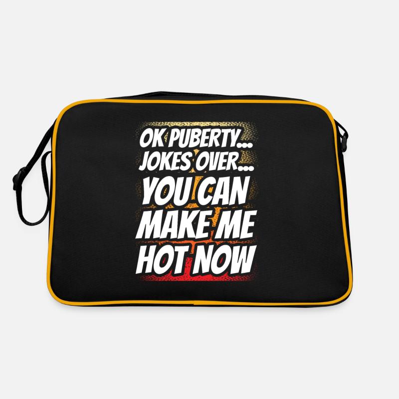 Ok puberty you can make me hot now Retro Bag