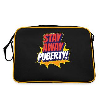 Restez à l’écart: puberté adolescent adulte - Sac Retro - noir/or - Dos