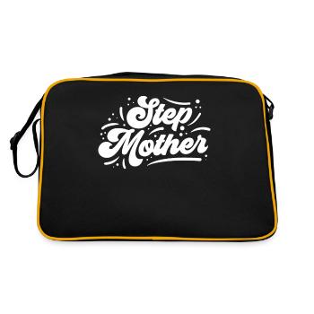 stepmother Stepmother foster mother - Retro Bag - black/gold - Back