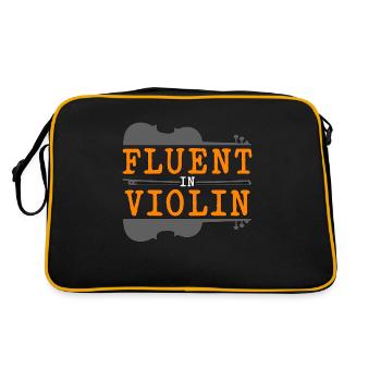 Violon Violon Violoniste Musique Classique - Sac Retro - noir/or - Dos