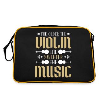 Violon L’ancien Le violoniste - Sac Retro - noir/or - Dos