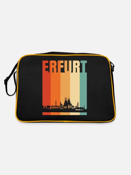 Erfurt - Retro Bag - black/gold - Back