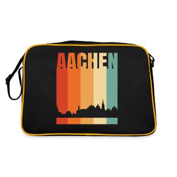 Aix-la-Chapelle - Sac Retro - noir/or - Dos