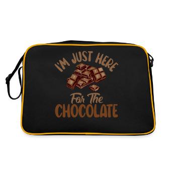Cadeaux pour amateurs de chocolat - Sac Retro - noir/or - Dos