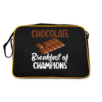 Cadeaux pour amateurs de chocolat - Sac Retro - noir/or - Dos