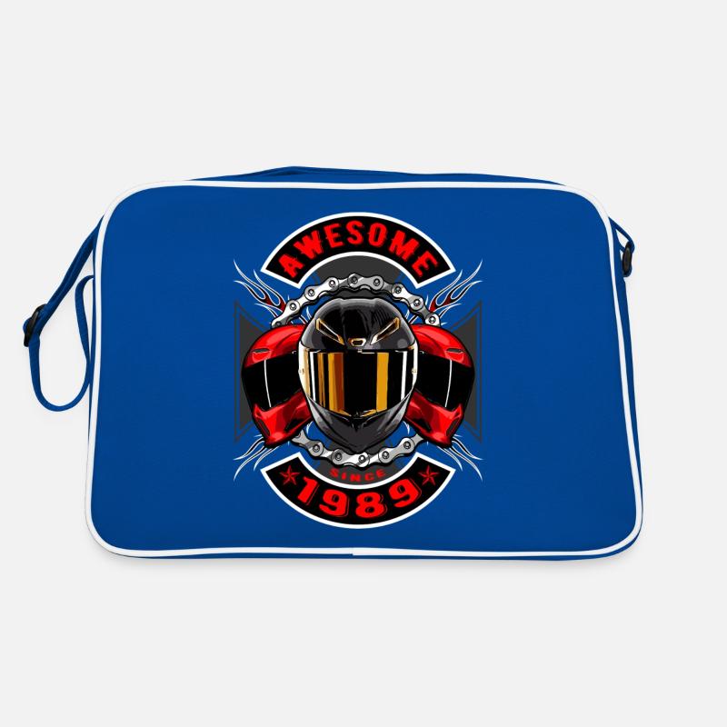 Awesome since 1989, Biker Geburtstag Retro Tasche