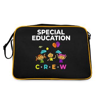 Special education Special education Promoting special needs - Retro Bag - black/gold - Back