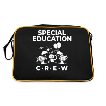Special education Special education Promoting special needs - Retro Bag - black/gold - Back