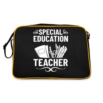 Special education Special education Promoting special needs - Retro Bag - black/gold - Back