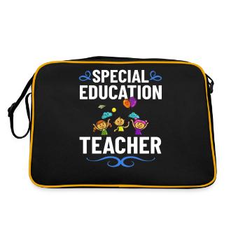Special education Special education Promoting special needs - Retro Bag - black/gold - Back