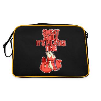 Sweat Smile It's Pilates Time 4 - Retro Bag - black/gold - Back
