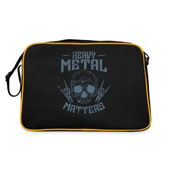 Heavy Metal Matters Bone Skull Music - Retro Bag - black/gold - Back