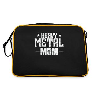 Heavy Metal Mom Music Band Genre - Sac Retro - noir/or - Dos