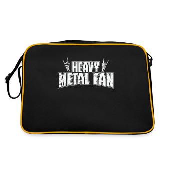 Heavy Metal Fan Music Band Genre - Retro Bag - black/gold - Back