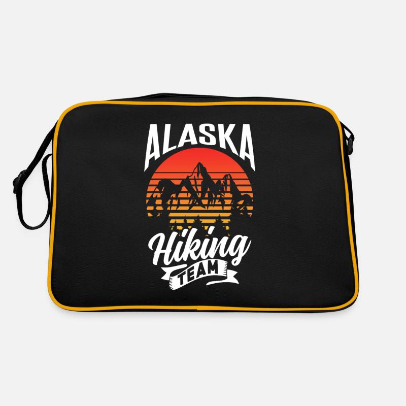 Alaska Wanderteam Wandern Wanderer Wanderung Retro Tasche
