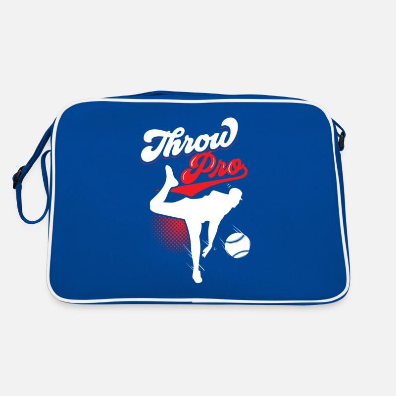 Throwing Professional Hobby Player Baseball Pitcher Thrower Retro Bag