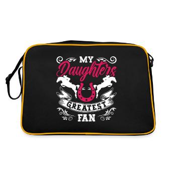 Saut d’obstacles Mes filles Le plus grand saut d’obstacles - Sac Retro - noir/or - Dos