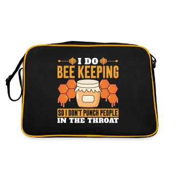 Apiculture I Do Bee Keeping So Apiarist Apiculteur - Sac Retro - noir/or - Dos