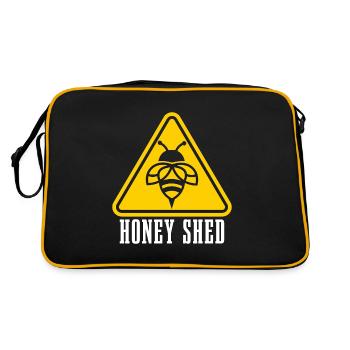 L’apiculture Honey Shed aime l’apiculteur Apiculteur - Sac Retro - noir/or - Dos