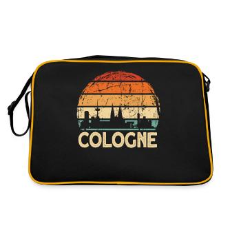 Cologne - Sac Retro - noir/or - Dos