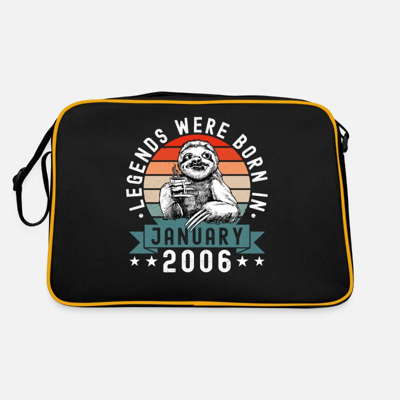 Legends Were Born In January 2006 Sloth Sloth Retro Bag