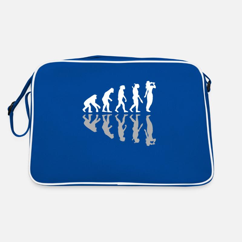 Human Evolution Wine Tasting Drinking Lover Retro Tasche