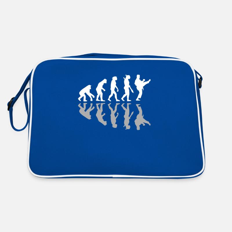 Human Evolution Karate Martial Arts Lover MMA Retro Tasche