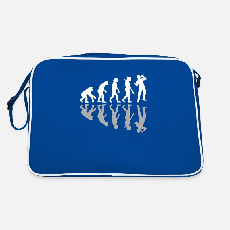 Human Evolution Singer Singing Music Lover Retro Tasche