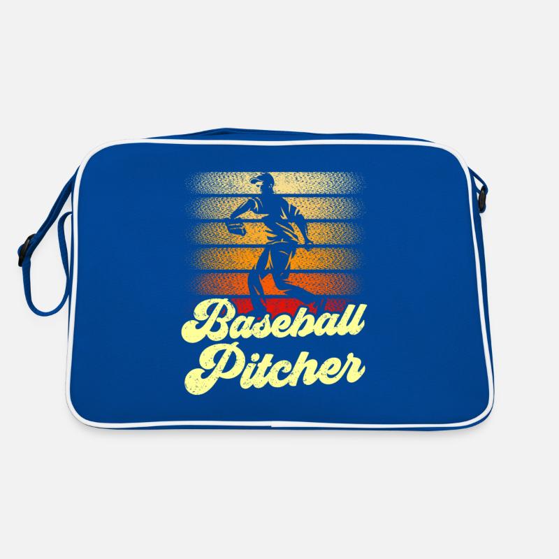 Baseball Pitcher Player Thrower Hobby Retro Bag