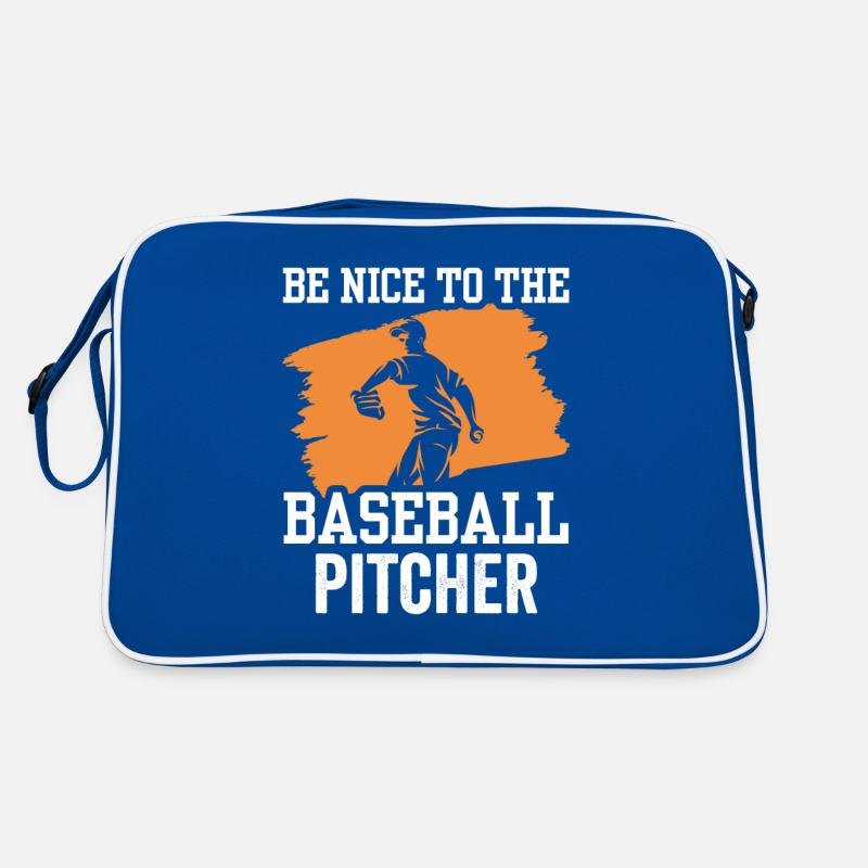 Soyez gentil avec le lanceur de baseball amateur de lanceur Sac Retro