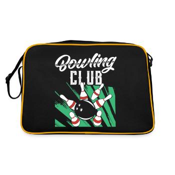 Bowling Club Hobby Mannschaft Team Bowler - Sac Retro - noir/or - Dos