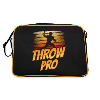 Throw Professional Baseball Player Hobby Pitcher Pitcher - Retro Bag - black/gold - Back