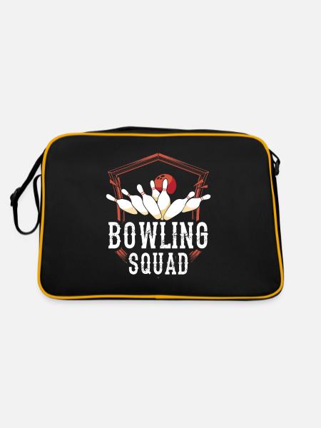Bowling Squad Mannschaft Bowler Hobby Team - Sac Retro - noir/or - Dos