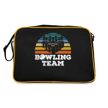 Bowling Team Hobby Bowler Mannschaft - Sac Retro - noir/or - Dos
