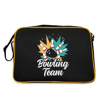 Bowling Team Hobby Bowler Mannschaft - Sac Retro - noir/or - Dos