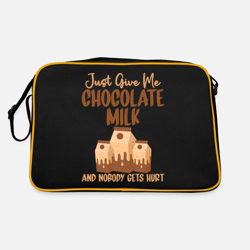 Chocolate Milk Lover Gifts Retro Bag