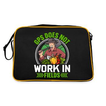 Farmer Tractor Farming Quota for Farmers - Retro Bag - black/gold - Back