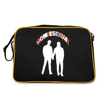 L’art homiesexuel - Sac Retro - noir/or - Dos