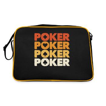 Poker Player Poker Player Poker Gift - Retro Bag - black/gold - Back