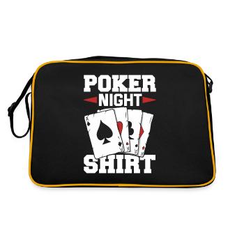 Poker Player Poker Player Poker Gift - Retro Bag - black/gold - Back